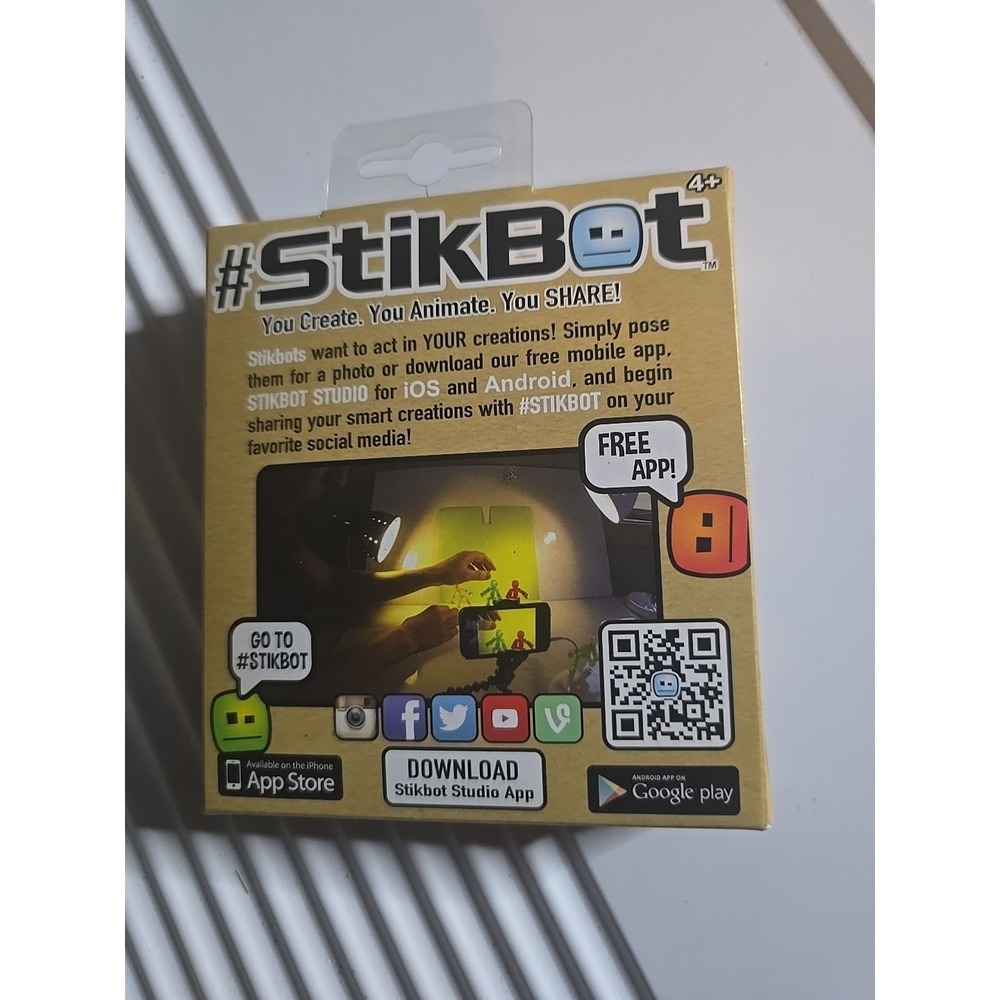 Stikbot Clear and Red Translucent Red String Action Figure Create Animation - Picture 4 of 4